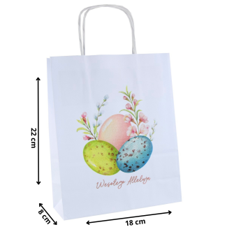 Torba papierowa z nadrukiem WIELKANOC 2