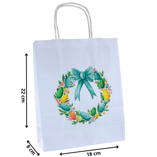 Torba papierowa z nadrukiem WIELKANOC 5