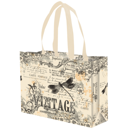 Torba Ultra VINTAGE 34x10x25cm torebka na zakupy materiałowa mocna