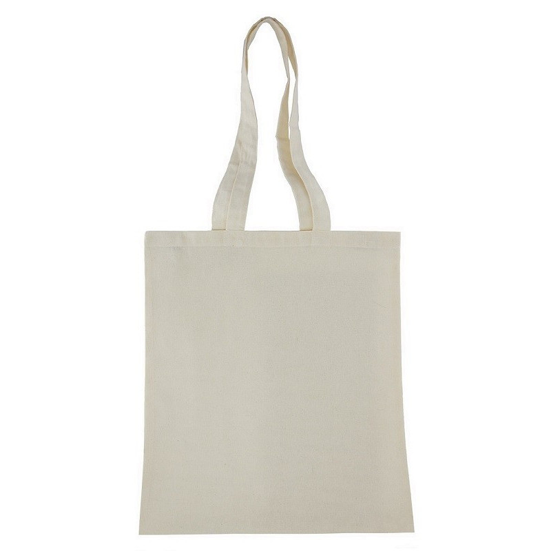 Torba bawełniana ecru 38x42cm, 140gm2 uchwyt długi torbyPRO.pl Torba bawełniana ecru 38x42cm, 140gm2 uchwyt długi torbyPRO.pl