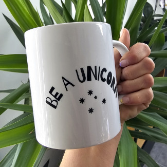 Kubek z nadrukiem Jednorożec - Normal is boring be a unicorn