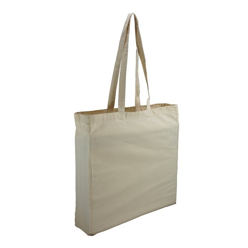 Torba bawełniana ecru 42x10x38cm, 180gm2 uchwyt długi torbyPRO.pl Torba bawełniana ecru 42x10x38cm, 180gm2 uchwyt długi torbyPRO.pl