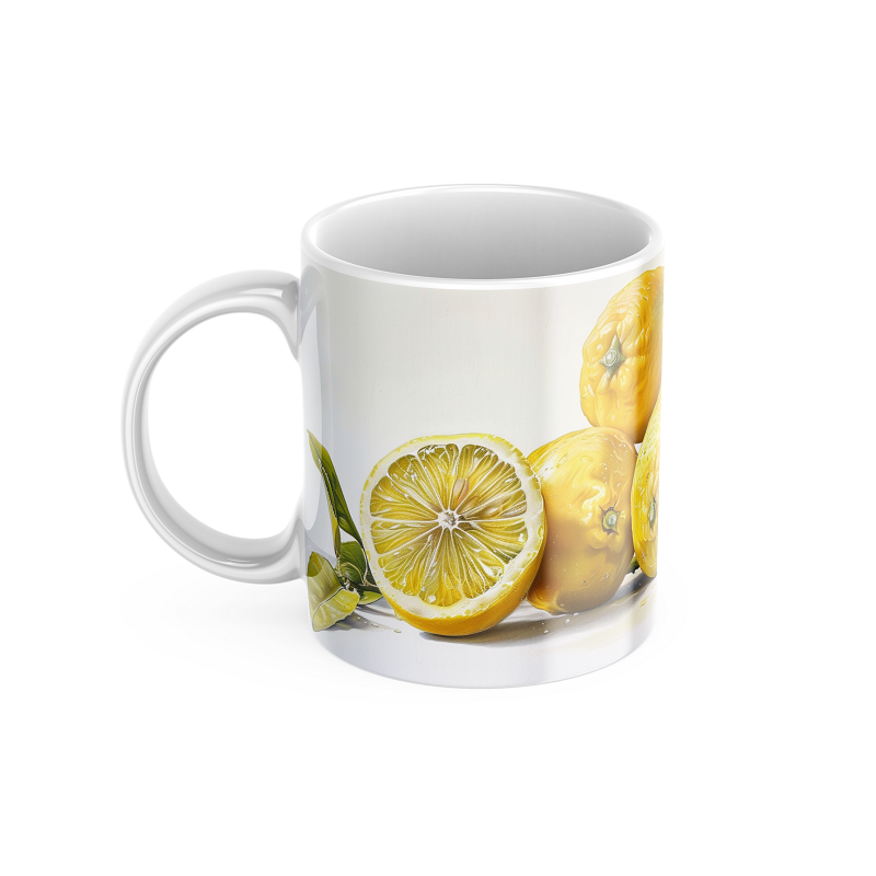 Kubek z nadrukiem ceramiczny CYTRYNKI 3 i pół