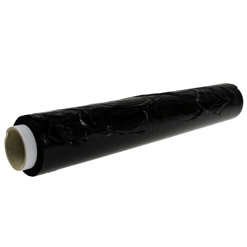 Folia stretch ręczna czarna 1,5 kg / tuba 250g - 1 rolka