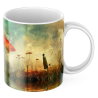 Kubek z nadrukiem ceramiczny 330ml ABSTRAKCJA 2
