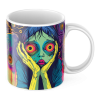 Kubek z nadrukiem ceramiczny ABSTRAKCJA 3