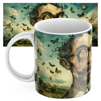 Kubek z nadrukiem ceramiczny ABSTRAKCJA 5