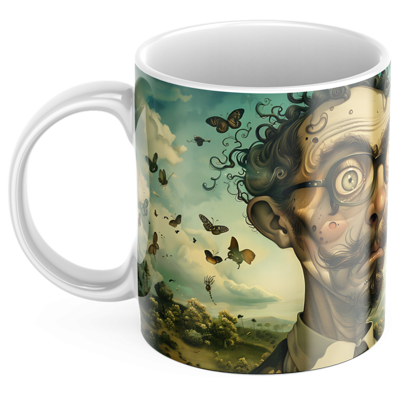Kubek z nadrukiem ceramiczny ABSTRAKCJA 5