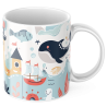 Kubek z nadrukiem ceramiczny WIELORYB