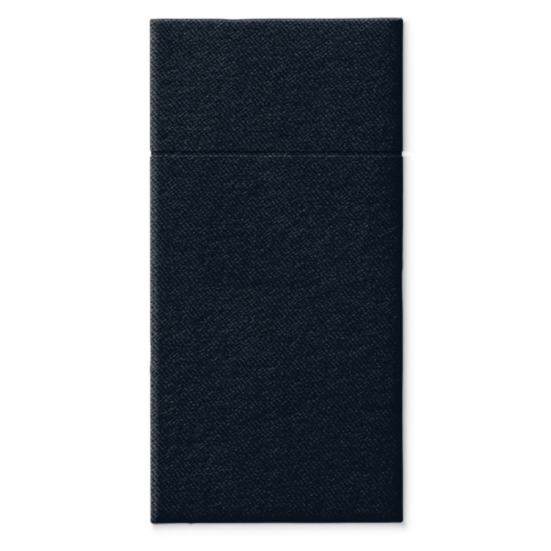 Serwetki papierowe na sztućce Unicolor black 40x39cm pakiet 50x