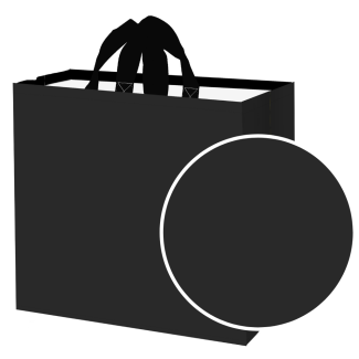 Torba GŁADKA 45x20x40cm torebka na zakupy materiałowa mocna