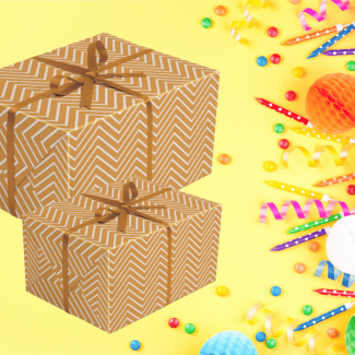 papier prezentowy ZYG-ZAK pomarańcz x1 szt / papier ozdobny do pakowania prezentów