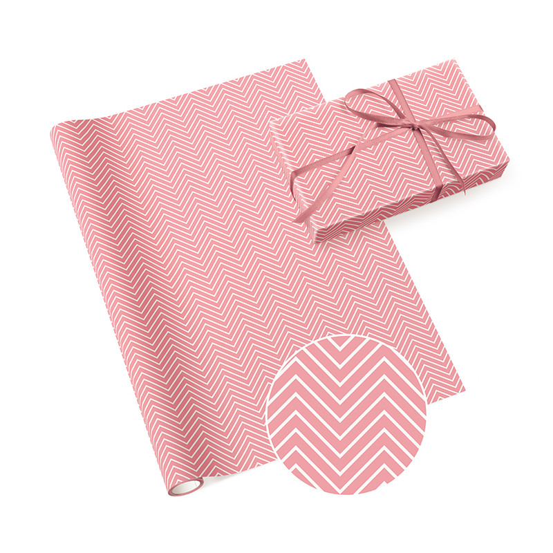 papier prezentowy ZYG-ZAK róż x1 szt / papier ozdobny do pakowania prezentów