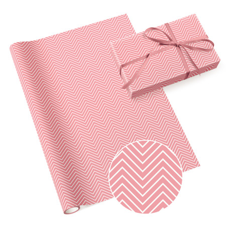 papier prezentowy ZYG-ZAK róż x1 szt / papier ozdobny do pakowania prezentów