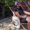 Torba bawełniana ECRU 220g z nadrukiem DINOZAUR