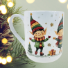 Kubek ceramiczny 330 ml świąteczny ELFY na prezent