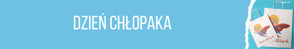 Torebki papierowe na dzień chłopaka - Z nadrukiem - Dla chłopaka